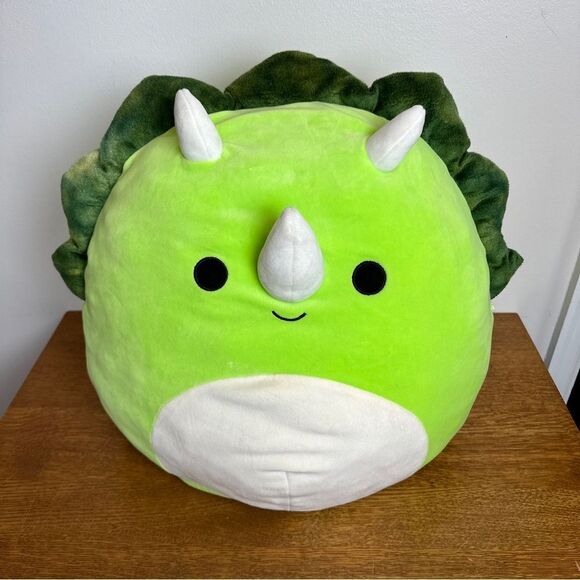 Squishmallows Tristan The Triceratops 16 inch Plush Toy